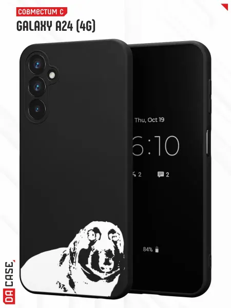 DACase Чехол на Samsung A24 4G с принтом Мем