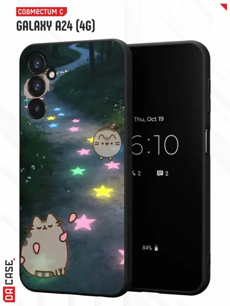 DACase Чехол на Samsung A24 4G с принтом Пушин