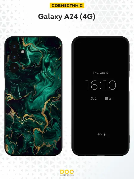 DesignOnCase Чехол на Samsung A24 4G с принтом Космос