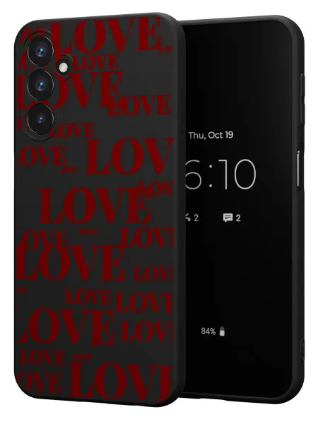 FACTORIA Чехол на Samsung A24 4G с принтом Надпись LOVE