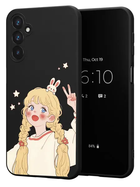 FACTORIA Чехол на Samsung A24 4G с принтом Девушка Аниме
