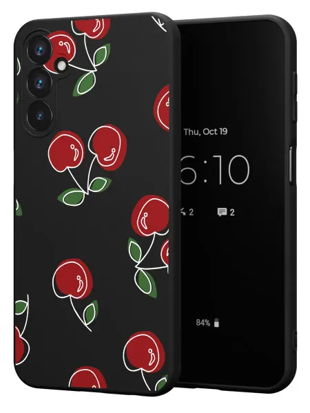 FACTORIA Чехол на Samsung A24 4G с принтом Вишенки
