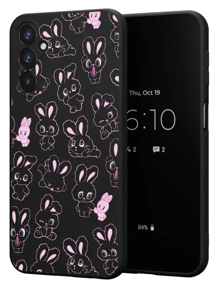 FACTORIA Чехол на Samsung A24 4G с принтом Зайчики