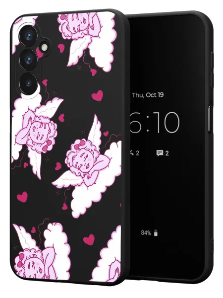 FACTORIA Чехол на Samsung A24 4G с принтом Купидоны