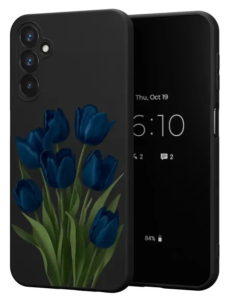 FACTORIA Чехол на Samsung A24 4G с принтом Тюльпаны