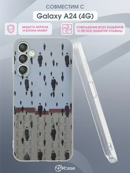 Kcase Чехол на Samsung A24 4G с принтом Голконда