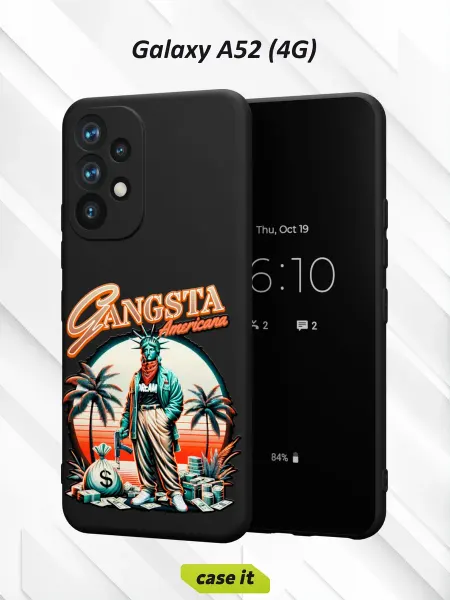 Case it Чехол на Samsung A52 4Gс принтом American gangster