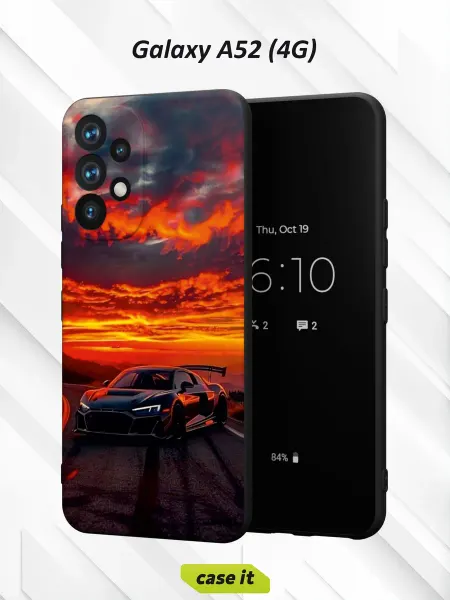 Case it Чехол на Samsung A52 4Gс принтом Audi