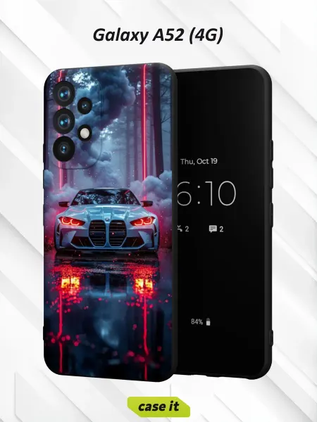 Case it Чехол на Samsung A52 4G с принтом BMW M4 car