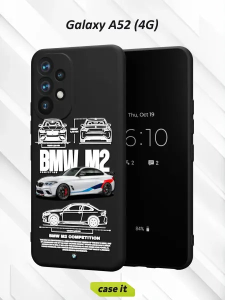 Case it Чехол на Samsung A52 4Gс принтом BMW M2