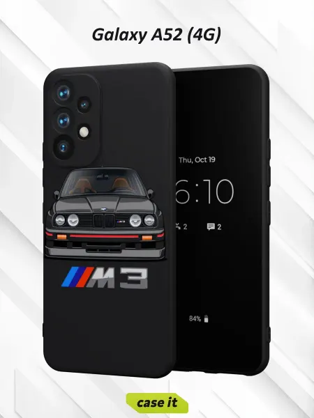 Case it Чехол на Samsung A52 4Gс принтом BMW M3