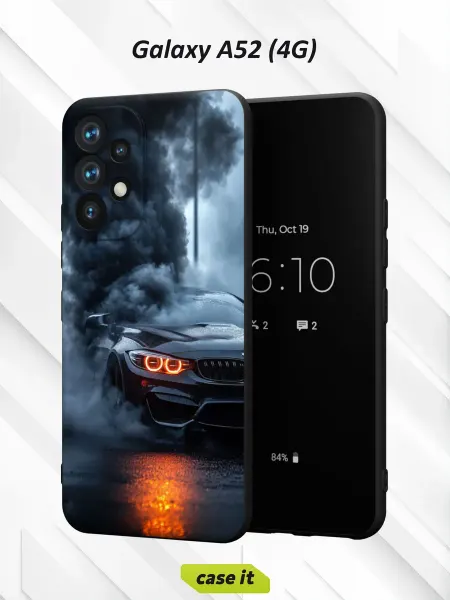 Case it Чехол на Samsung A52 4G с принтом BMW в дыму