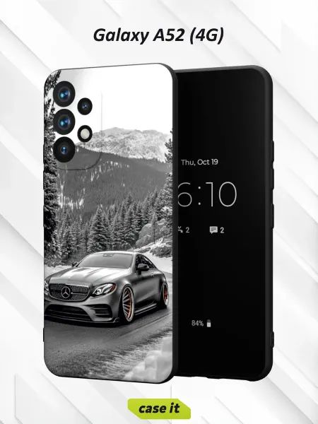 Case it Чехол на Samsung A52 4G с принтом Mercedes E-Class Coupe