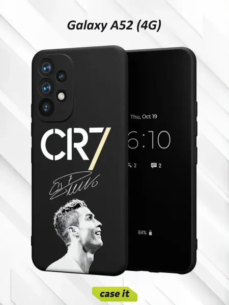 Case it Чехол на Samsung A52 4G с принтом CR7 и Криштиану Роналду