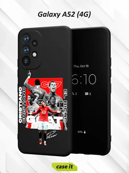 Case it Чехол на Samsung A52 4G принт Cristiano is a football player