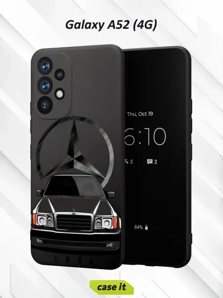 Case it Чехол на Samsung A52 4Gс принтом Mercedes-Benz E-Class W124