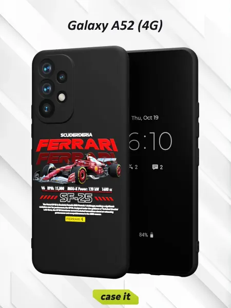 Case it Чехол на Samsung A52 4Gс принтом Ferrari SF-25