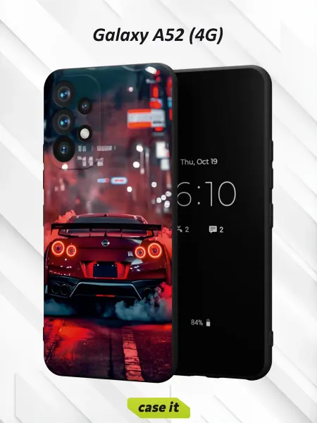 Case it Чехол на Samsung A52 4Gс принтом Nissan GT-R