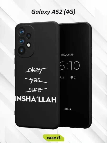 Case it Чехол на Samsung A52 4Gс принтом Inshallah