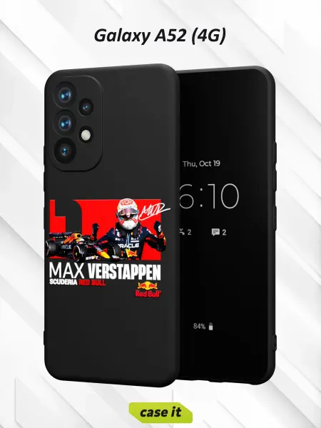 Case it Чехол на Samsung A52 4Gс принтом Max Verstappen