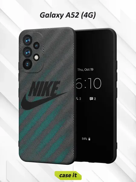 Case it Чехол на Samsung A52 4Gс принтом Nike