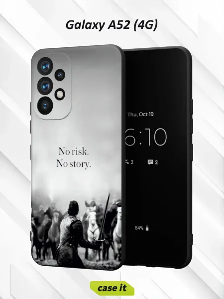 Case it Чехол на Samsung A52 4Gс принтом No risk