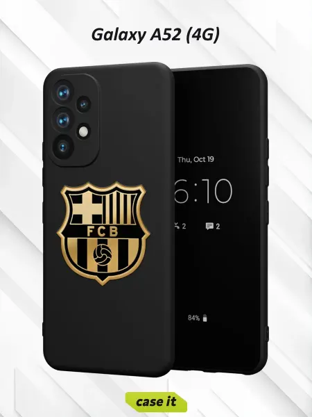 Case it Чехол на Samsung A52 4G с принтом Барселона сердце