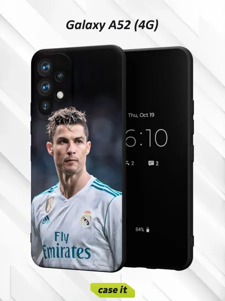 Case it Чехол на Samsung A52 4G с принтом Криштиану Роналду в форме