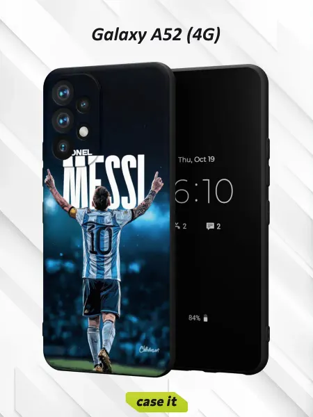Case it Чехол на Samsung A52 4G с принтом легендарный Лионель Месси