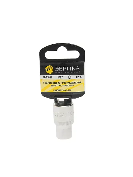 ЭВРИКА Головка Е14 1 2 TORX 40мм с держателем