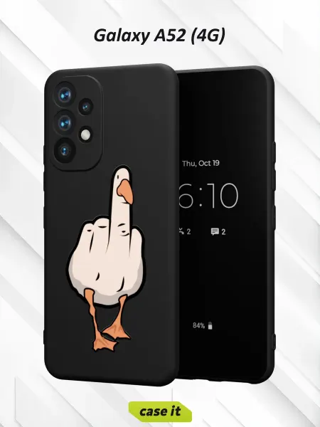 Case it Чехол на Samsung A52 4Gс принтом Гусь