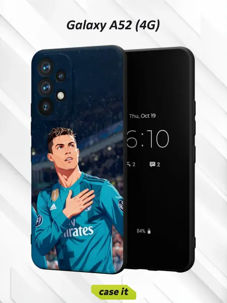 Case it Чехол на Samsung A52 4Gс принтом Криштиану Роналду