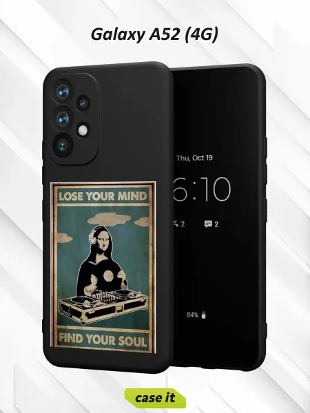 Case it Чехол на Samsung A52 4Gс принтом Мона Лиза