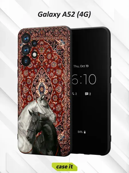 Case it Чехол на Samsung A52 4Gс принтом Лошади