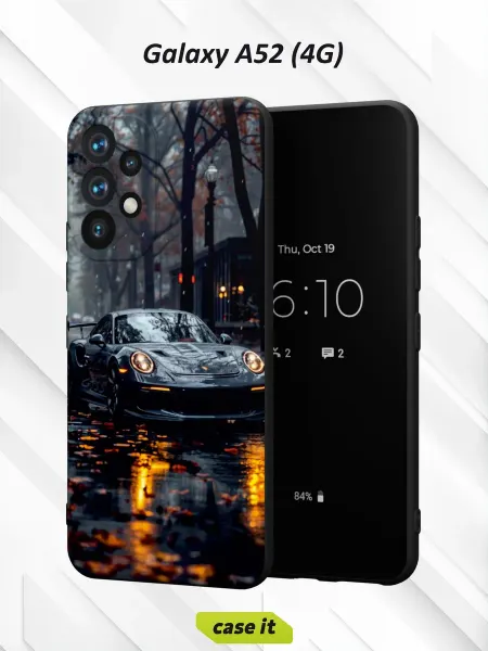 Case it Чехол на Samsung A52 4Gс принтом Машина