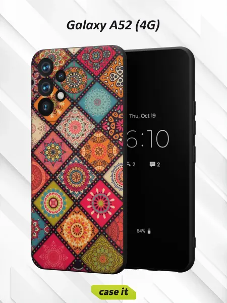 Case it Чехол на Samsung A52 4Gс принтом Мозаика