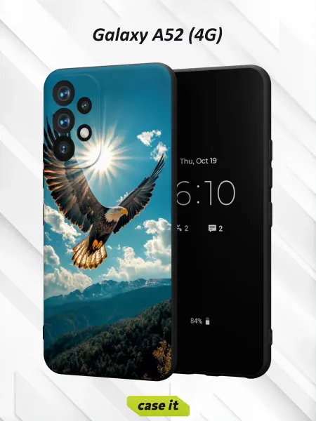 Case it Чехол на Samsung A52 4Gс принтом Орёл