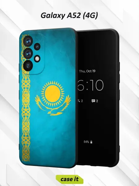 Case it Чехол на Samsung A52 4Gс принтом Флаг