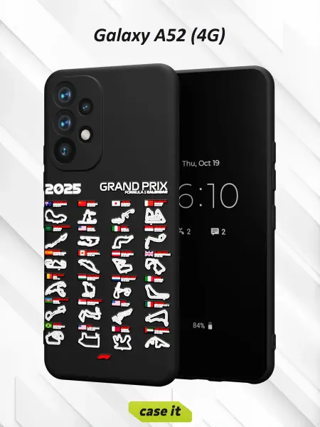 Case it Чехол на Samsung A52 4Gс принтом Формула-1