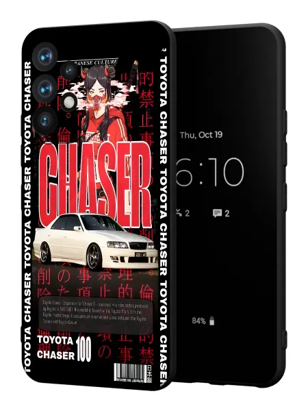PBl store Чехол на Samsung A52 4G с принтом Toyota Chaser JDM