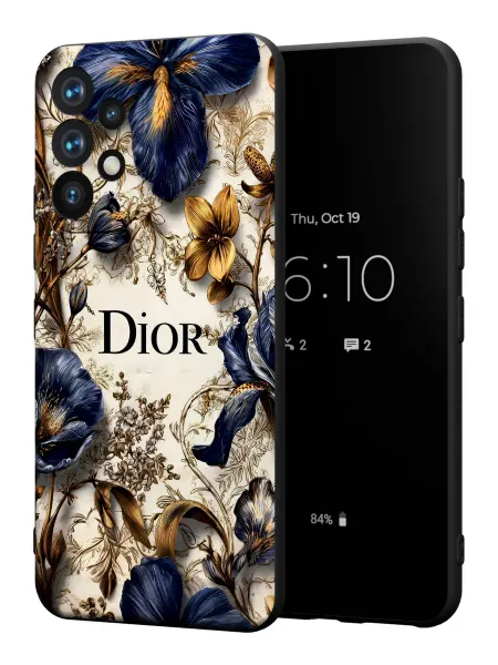 PBl store Чехол на Samsung A52 4G с принтом в стиле Dior птички