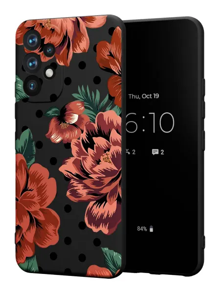 FACTORIA Чехол на Samsung A52 4G с принтом Пионы