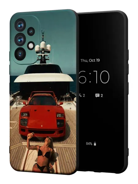 PBl store Чехол на Samsung A52 4G с принтом Ferrari