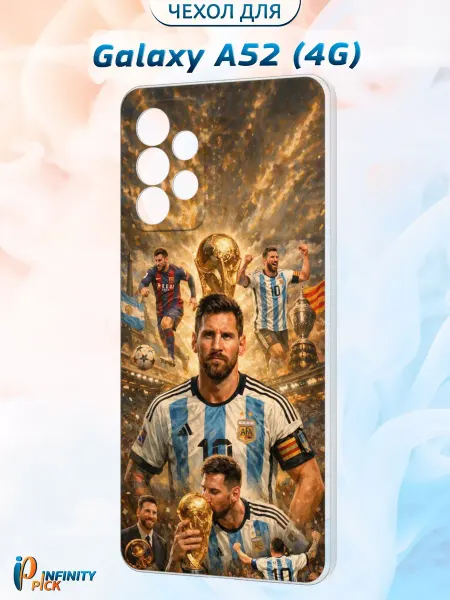 Infinity pick Чехол на Galaxy A52 (4G) с принтом Messi Glory