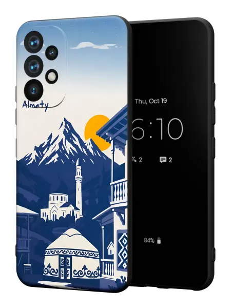 PBl store Чехол на Samsung A52 4G с принтом Алматы