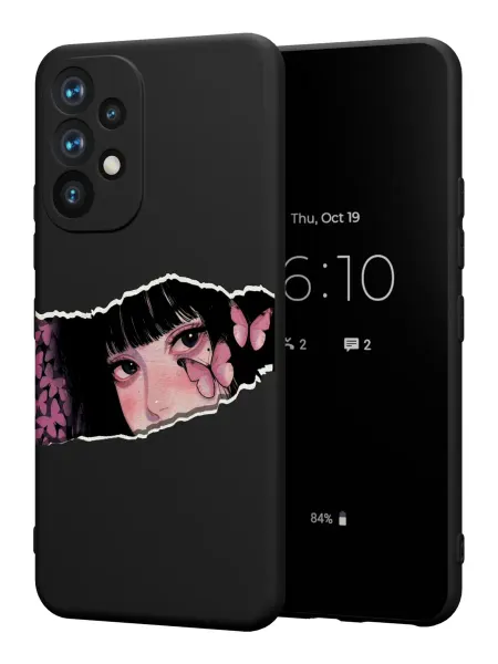 PBl store Чехол на Samsung A52 4G с принтом Девушка Аниме