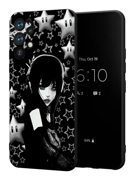 PBl store Чехол на Samsung A52 4G с принтом Аниме звездочки