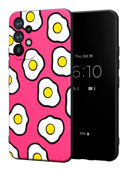 PBl store Чехол на Samsung A52 4G с принтом Глазунья