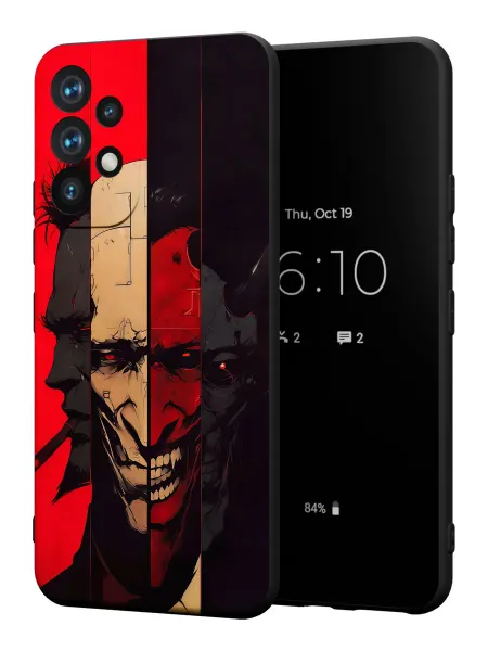 PBl store Чехол на Samsung A52 4G с принтом Двуликий