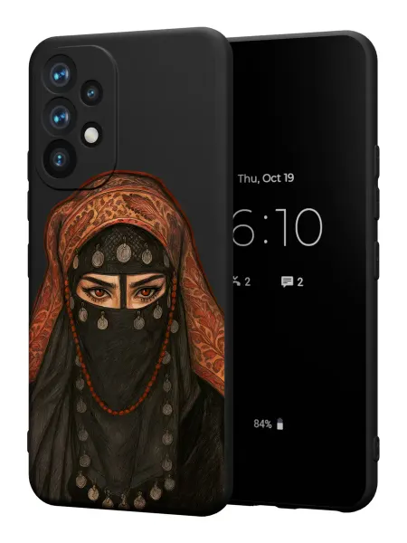PBl store Чехол на Samsung A52 4G с принтом Покрытая девушка